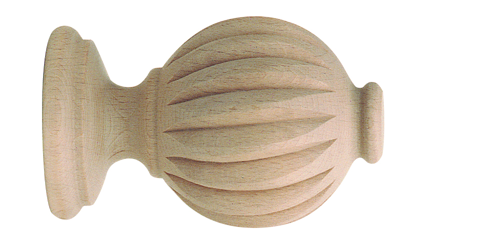 Finial Fluted Ball N 2