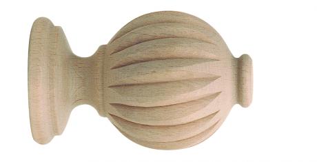 Finial Fluted Ball U 2"