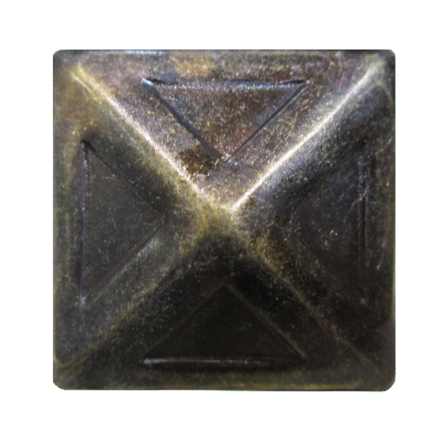 Bronze Ren. Square Pyramid 100/BX Head Size:3/4