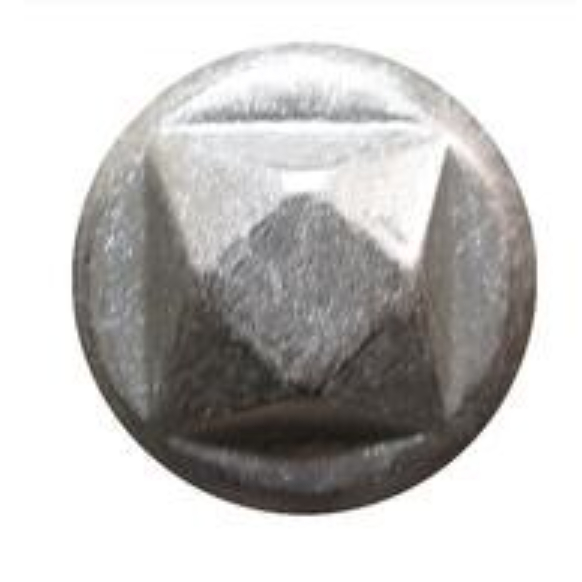 Pewter - Round Nail - 80/BX Head Size:13/16