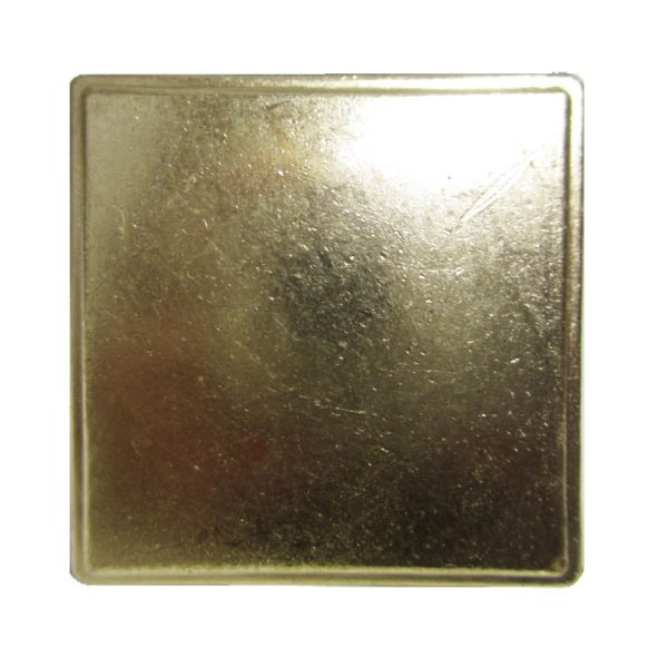 Brass #81 Square 20/BX Head Size: 7/8