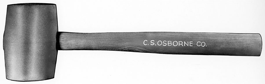 C.S. Osborne White Rubber Mallet