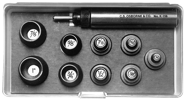 C.S. Osborne Self-Centering Punch Set