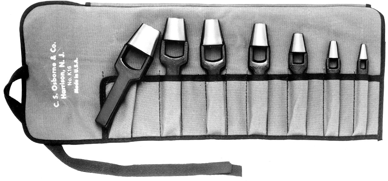 C.S. Osborne Metric Arch Punch Set