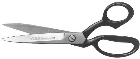 Wiss Bent Trimmer Shears With Knife Edge - 10-3/8