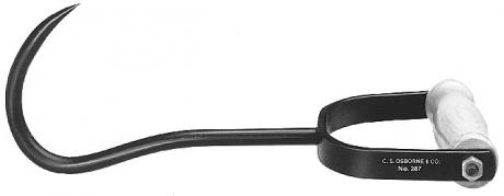 C.S. Osborne D Handle Hook - # 287