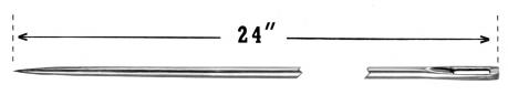 C.S. Osborne 24"-11 Ga. Bolster Nd.