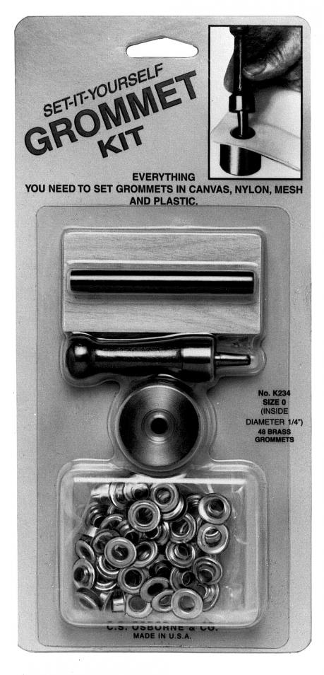 C.S. Osborne Set-It Yourself Nickel Grommet Kit