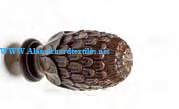 Buckingham Pine Cone Finial (pair)