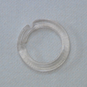 Roman Shade Split Rings - Clear - 100 Per Bag