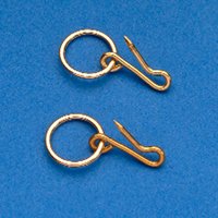 Brass Pin On Tieback (100/bag)