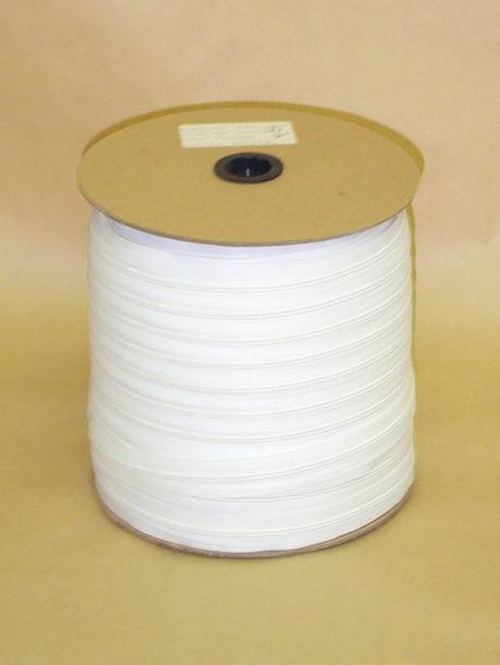 #5 Nylon Zipper - White - 200 Yards Per Roll