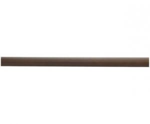 2" Diameter 12' Fluted Wood Pole - 841 - Coffee