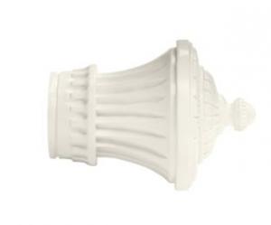 2" Wood Trends Charleston Finial - 025 - White