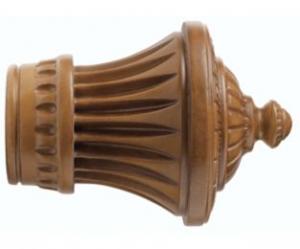 2" Wood Trends Charleston Finial - 820 - Estate Oak