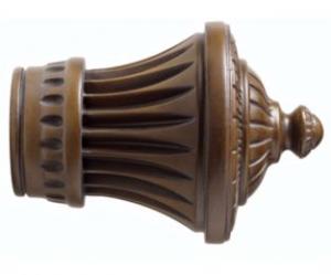 2" Wood Trends Charleston Finial - 827 - Hazelnut