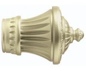 2" Wood Trends Charleston Finial - 894 - Satin Gold