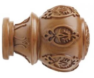 2" Wood Trends Lacey Finial - 820 - Estate Oak