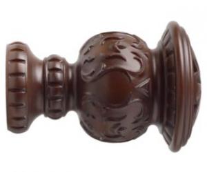 2" Wood Trends Reign Finial - 083 - Mahogany