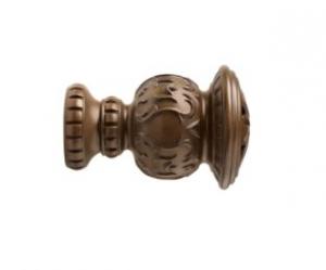 2" Wood Trends Reign Finial - 827 - Hazelnut