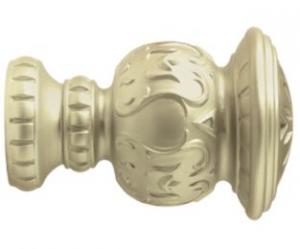 2" Wood Trends Reign Finial - 894 - Satin Gold