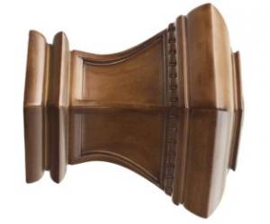 2" Wood Trends Bristol Finial - 085 - Walnut