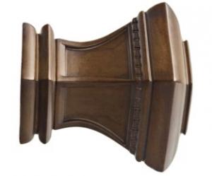 2" Wood Trends Bristol Finial - 827 - Hazelnut