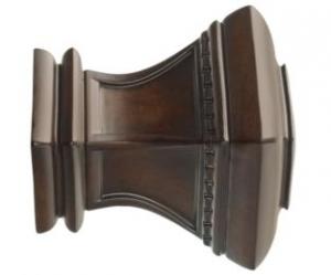 2" Wood Trends Bristol Finial - 841 - Coffee