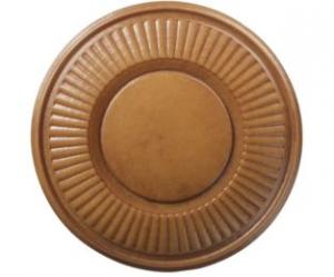 Wood Trends 4-1/2" Holdback Medallion With Post Arm - 820 - Estate Oak