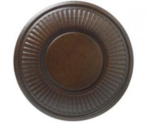 Wood Trends 3" Holdback Medallion With Post Arm - 841 - Coffee