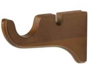 2" Wood Trends Double Bracket - 085 - Walnut