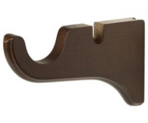 2" Wood Trends Double Bracket - 841 - Coffee