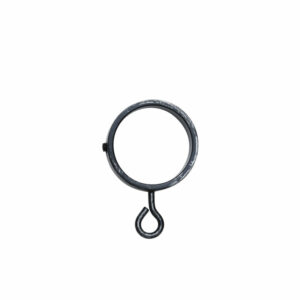 French Return Set Ring - Black Pewter - 865