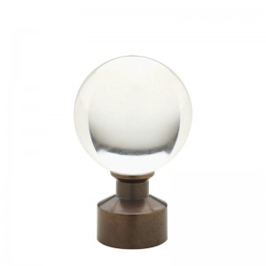 Acrylic Ball Finial Larger Image-Size & Fit Guide 