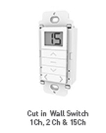 Rollease Cut In Wall Switch Remote Control - One Channel