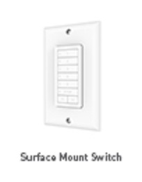 Rollease Surface Mount Switch Remote Control - 5 Channels