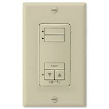 Somfy DecoFlex WireFree, RTS 2 Wall Switch - Ivory