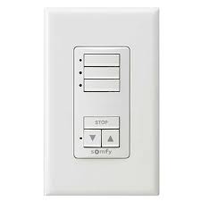 Somfy DecoFlex WireFree, RTS 3 Wall Switch - Pure