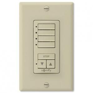 Somfy DecoFlex WireFree, RTS 4 Wall Switch - Ivory