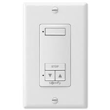 Somfy DecoFlex WireFree, RTS 1 Wall Switch - Pure